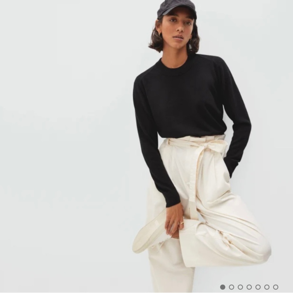 Everlane cashmere sweater black size S